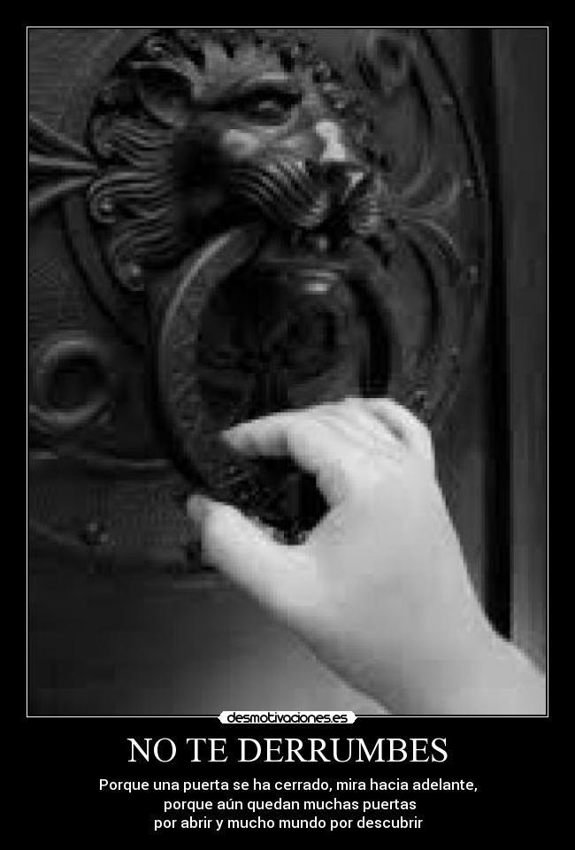 NO TE DERRUMBES - 