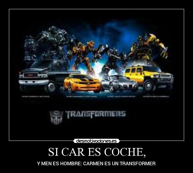 SI CAR ES COCHE, -
