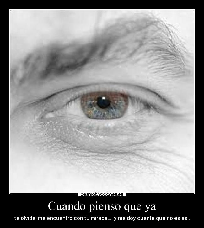 Cuando pienso que ya - 