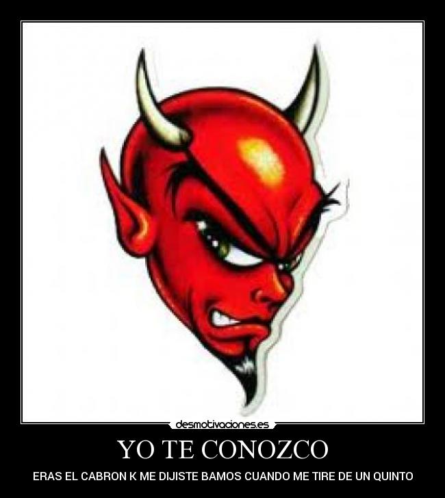 YO TE CONOZCO - 