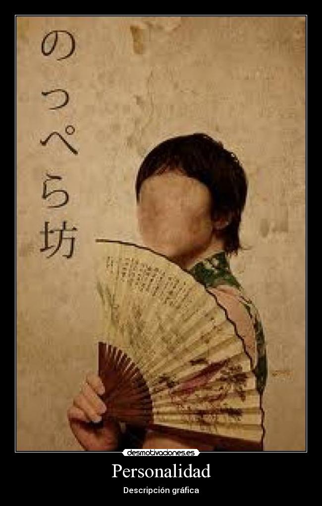 Personalidad - Descripción gráfica