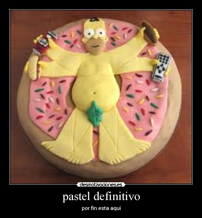 pastel definitivo - por fin esta aqui