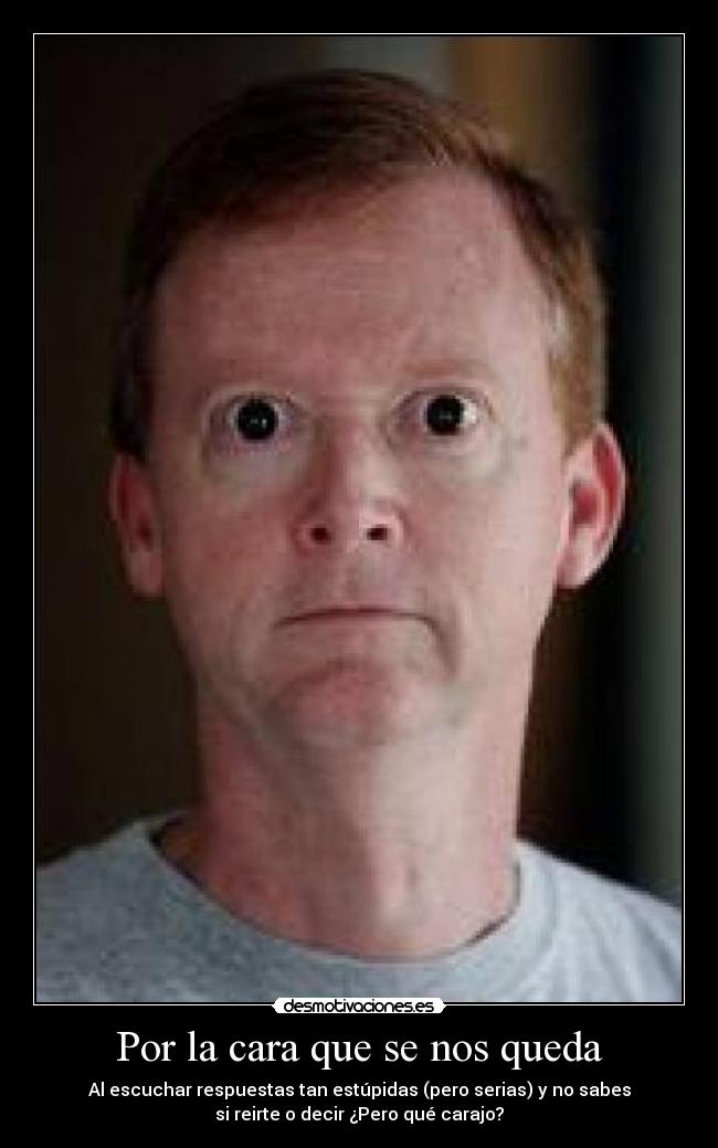 Por la cara que se nos queda - 
