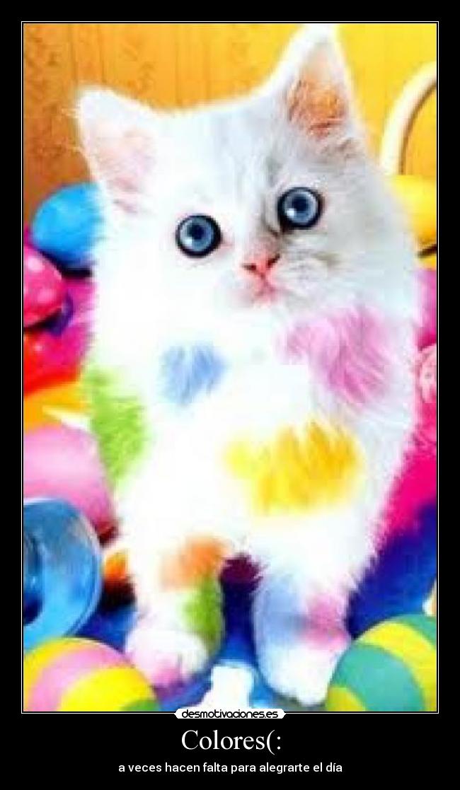 Colores(: - a veces hacen falta para alegrarte el día