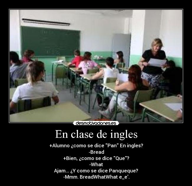 En clase de ingles - 