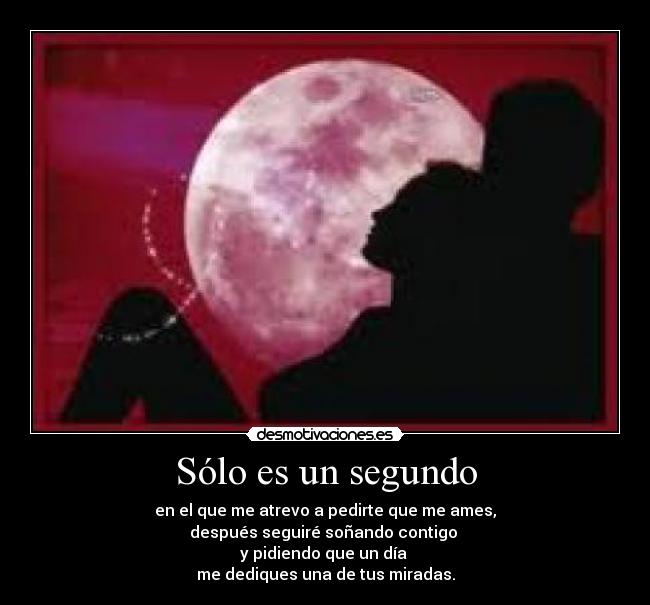 Sólo es un segundo -