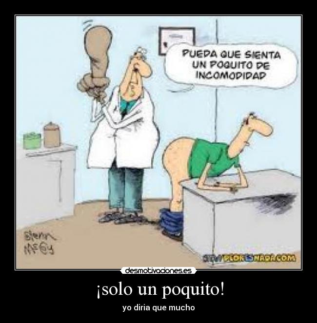¡solo un poquito! -