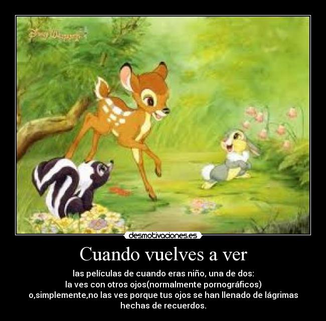 Cuando vuelves a ver -