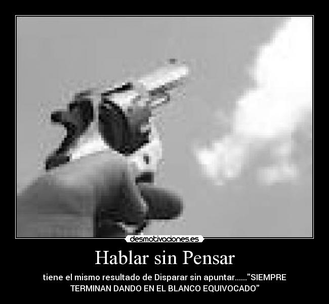 Hablar sin Pensar - 