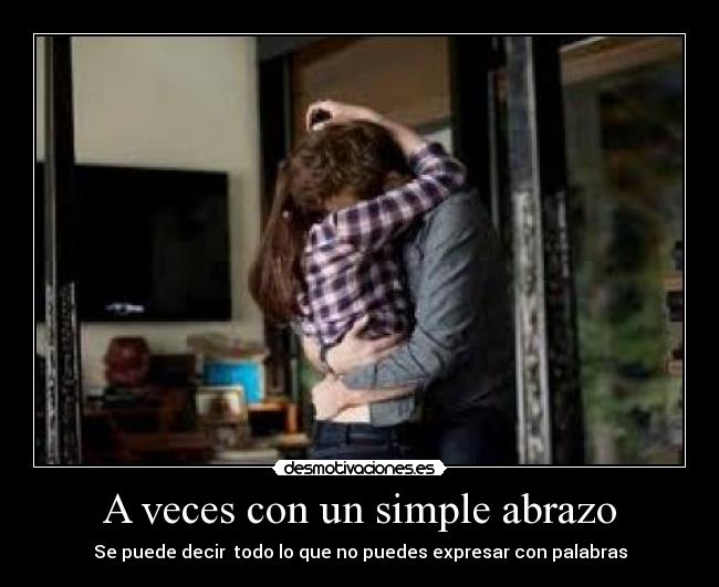 carteles veces con simple abrazo desmotivaciones