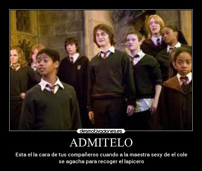 carteles harrypotter admitelo desmotivaciones