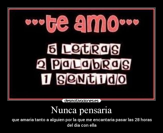 Nunca pensaria -