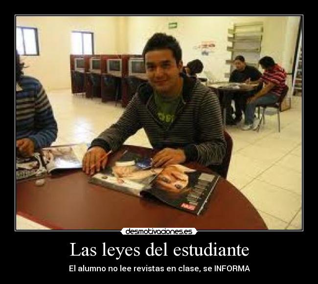 Las leyes del estudiante - 