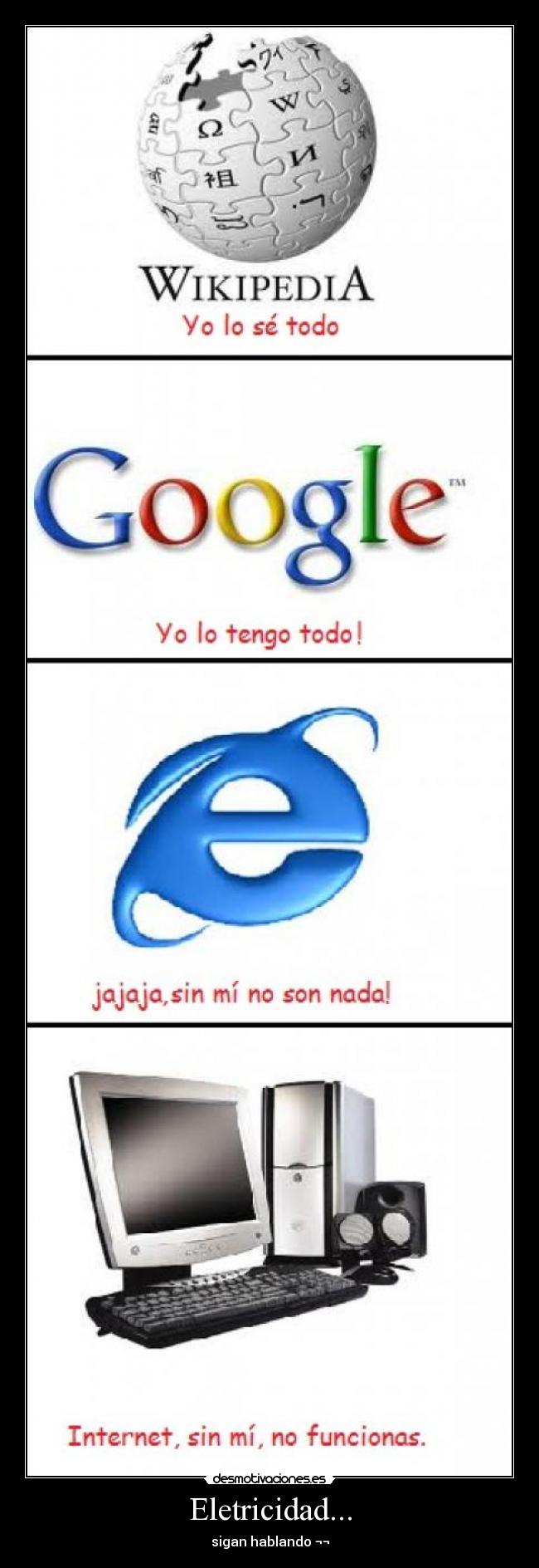 Eletricidad... - sigan hablando ¬¬