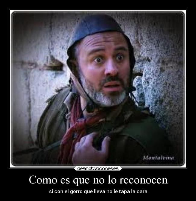 Como es que no lo reconocen -