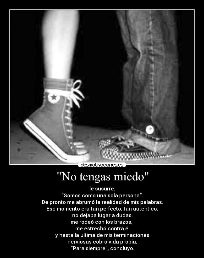 No tengas miedo - 