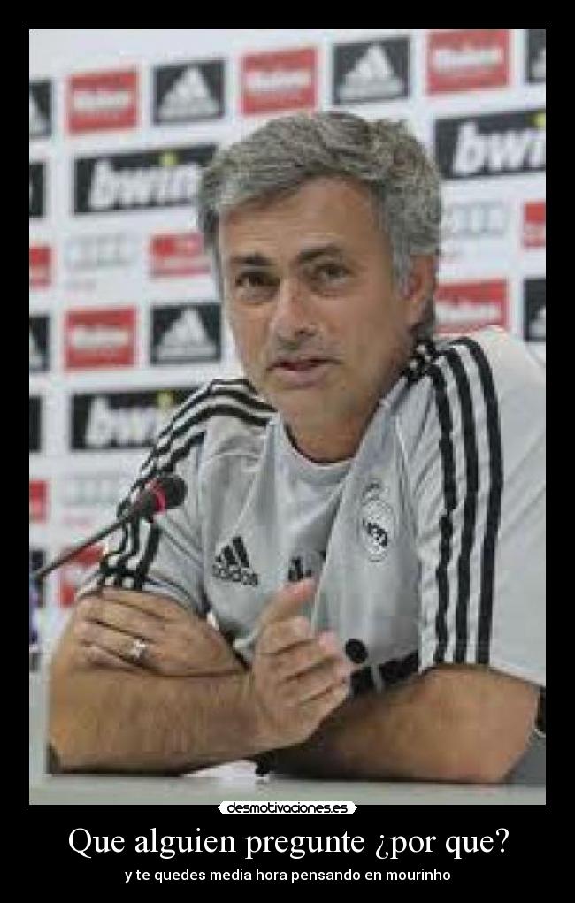 Que alguien pregunte ¿por que? -