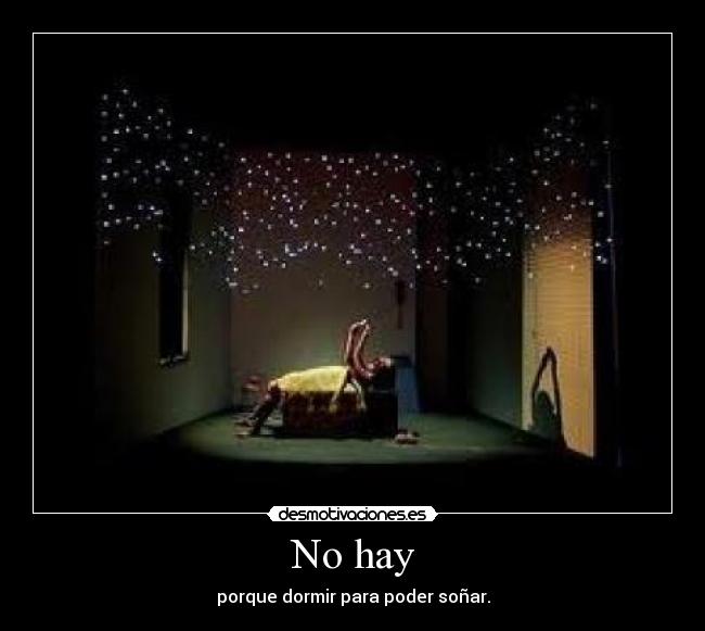 No hay -