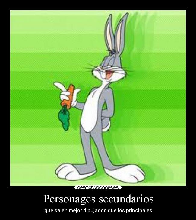 Personages secundarios - que salen mejor dibujados que los principales