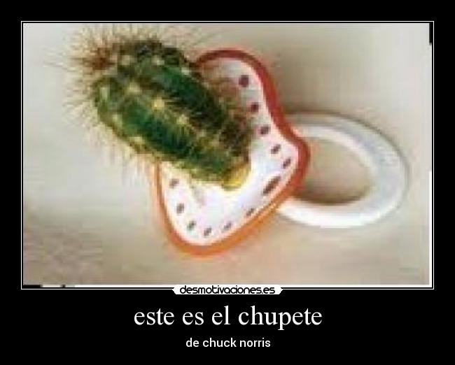 este es el chupete - de chuck norris