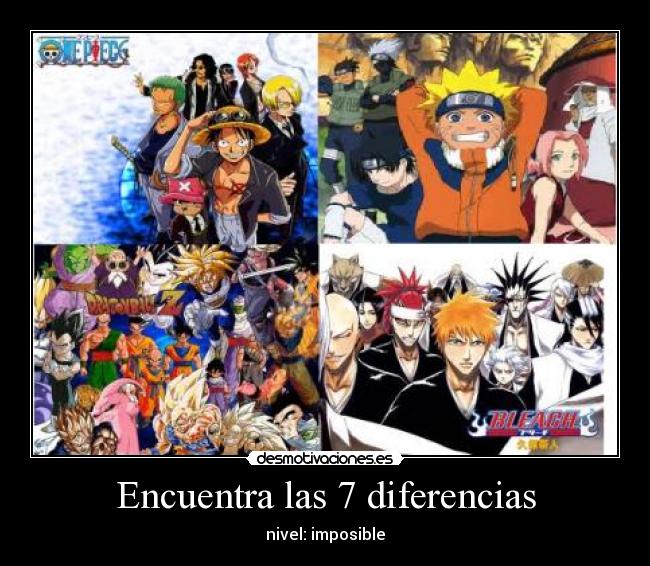 Encuentra las 7 diferencias - nivel: imposible