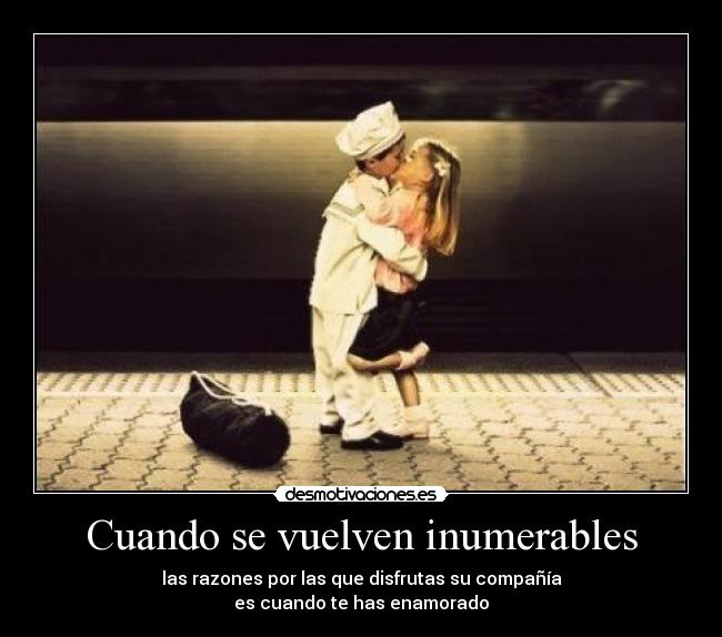 Cuando se vuelven inumerables -