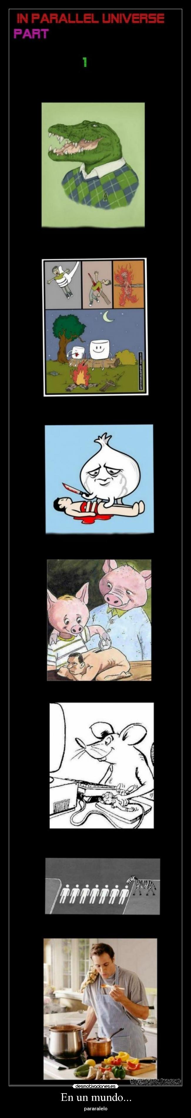 En un mundo... - pararalelo