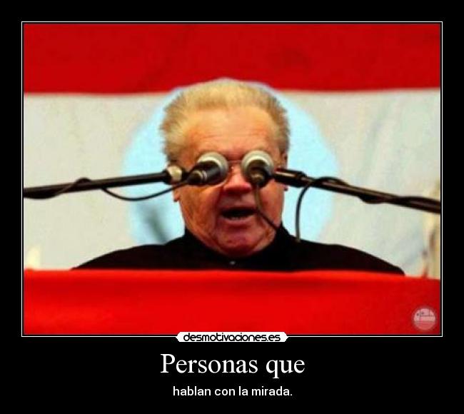 Personas que -