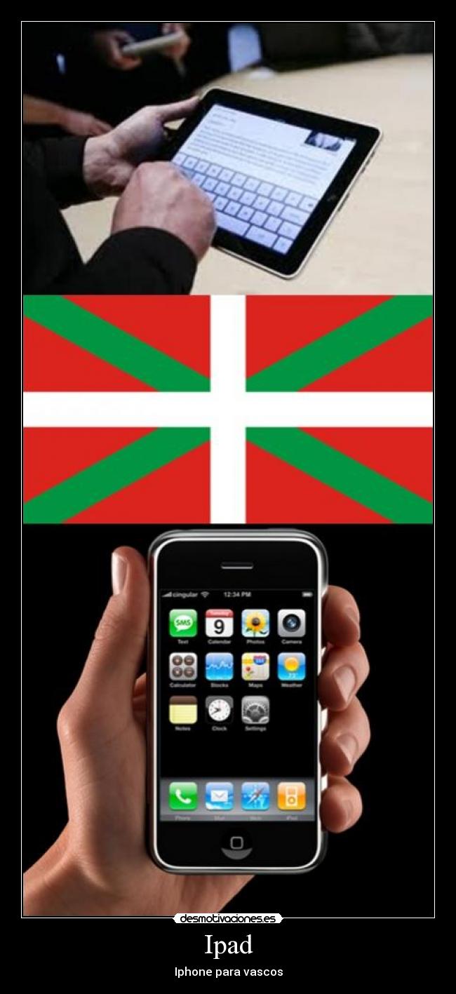 Ipad - Iphone para vascos