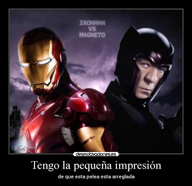 Tengo la pequeña impresión - 