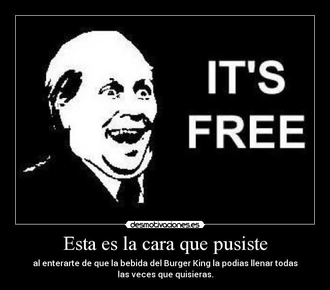 Esta es la cara que pusiste -