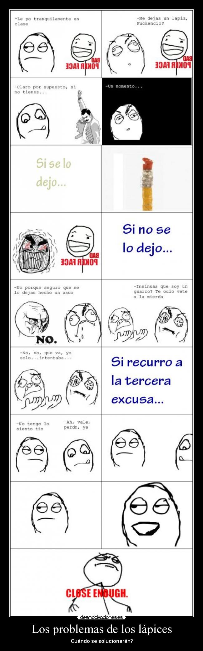 Los problemas de los lápices - Cuándo se solucionarán?