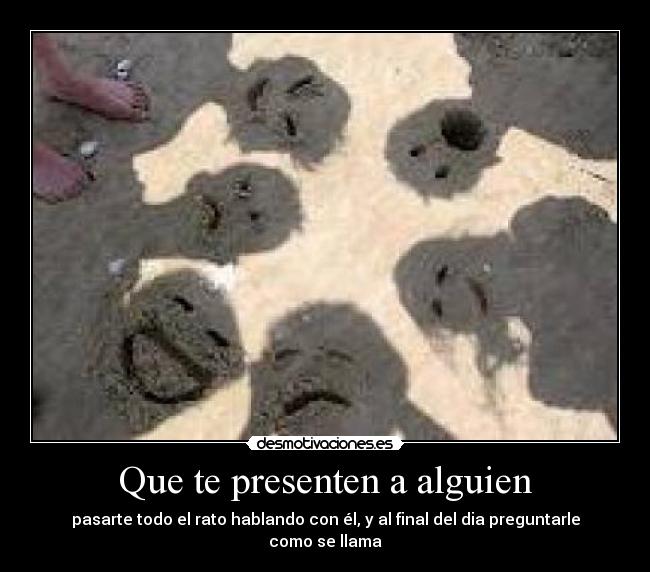 Que te presenten a alguien -