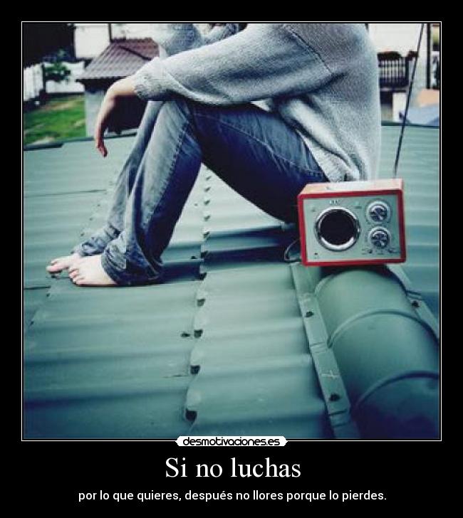 Si no luchas - 