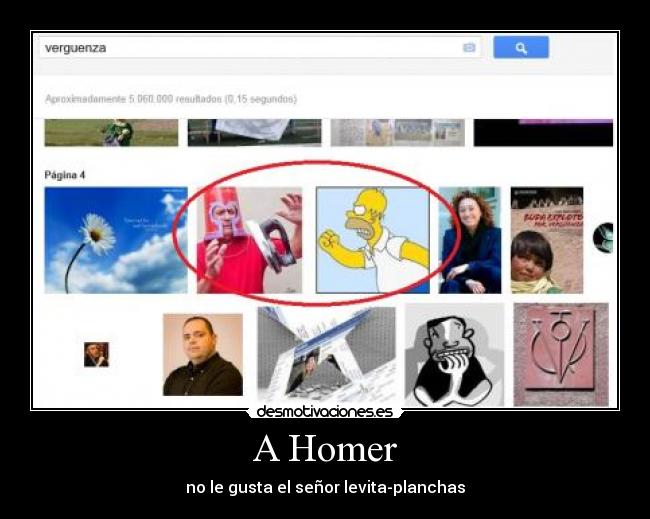 A Homer - no le gusta el señor levita-planchas