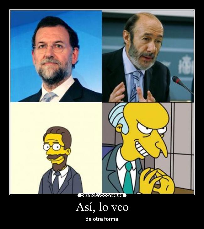 Así, lo veo - de otra forma.