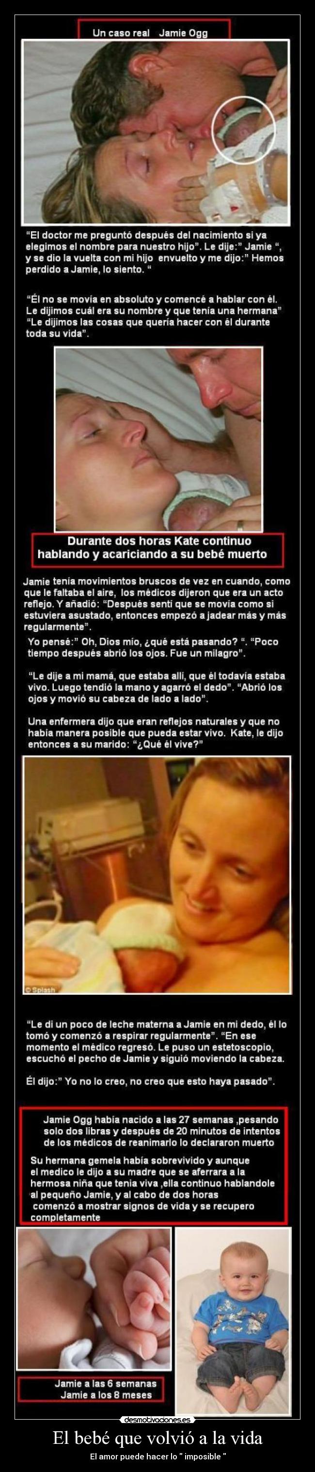 El bebé que volvió a la vida - 