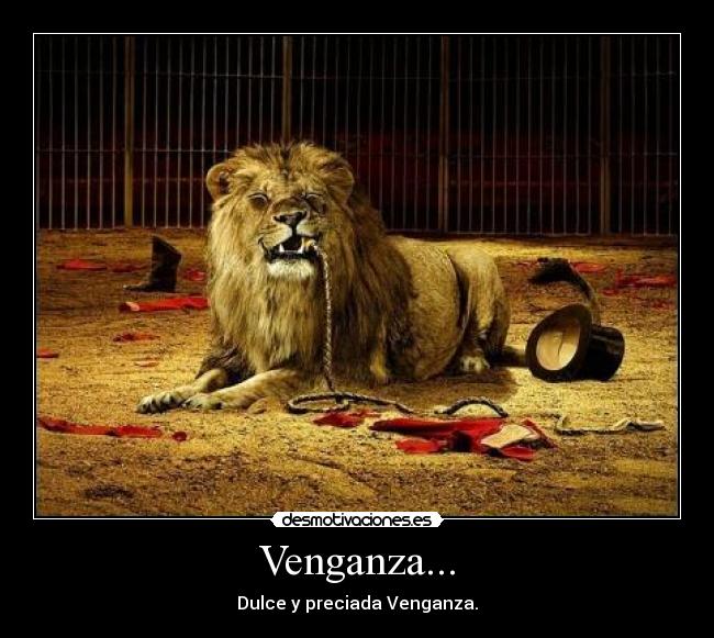 Venganza... - Dulce y preciada Venganza.