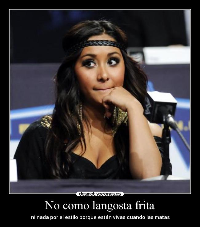 No como langosta frita -