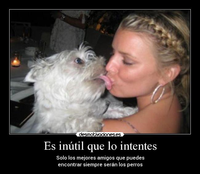 Es inútil que lo intentes -