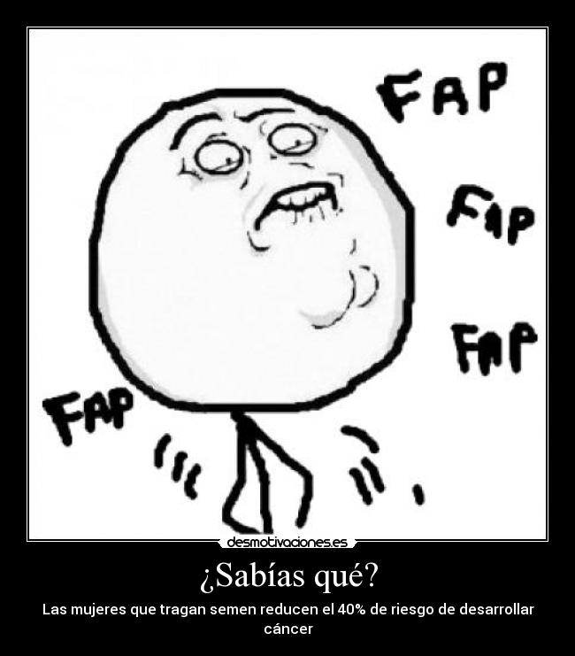 ¿Sabías qué? - Las mujeres que tragan semen reducen el 40% de riesgo de desarrollar cáncer