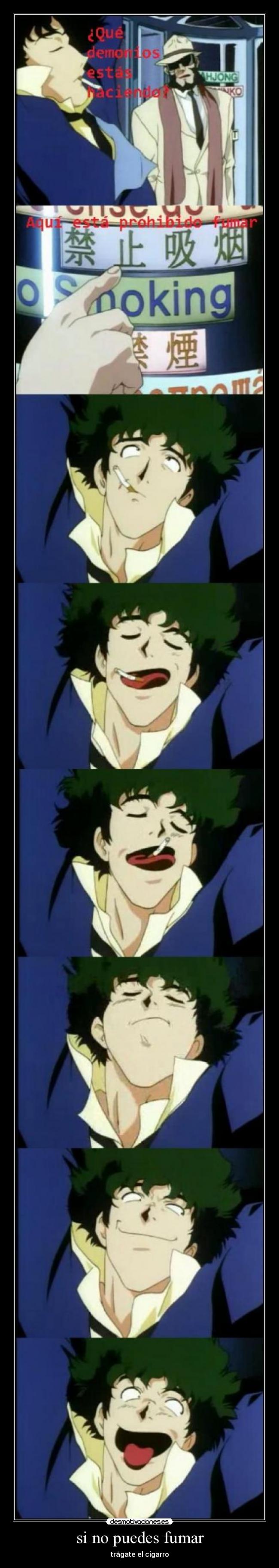 si no puedes fumar - 