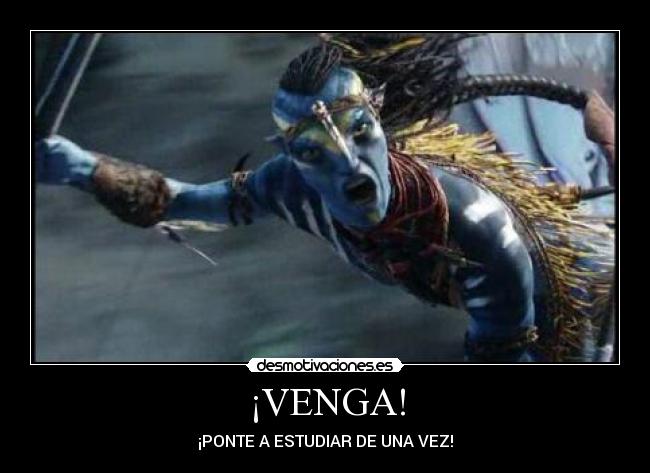 ¡VENGA! - ¡PONTE A ESTUDIAR DE UNA VEZ!