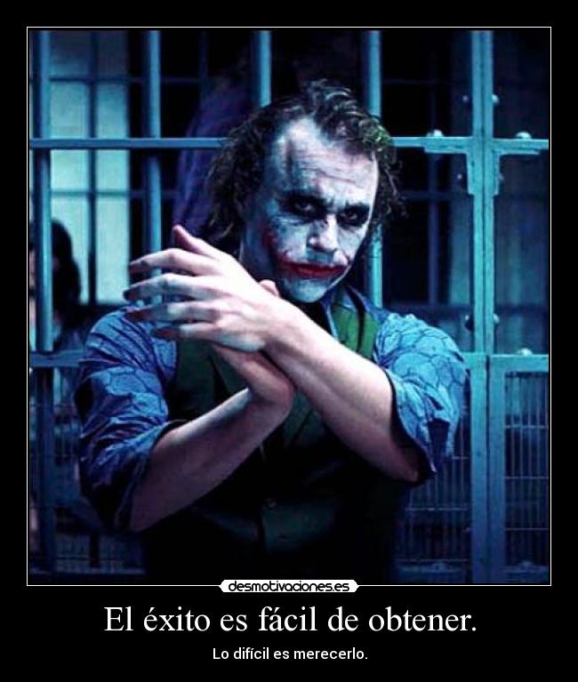 carteles jocker desmotivaciones