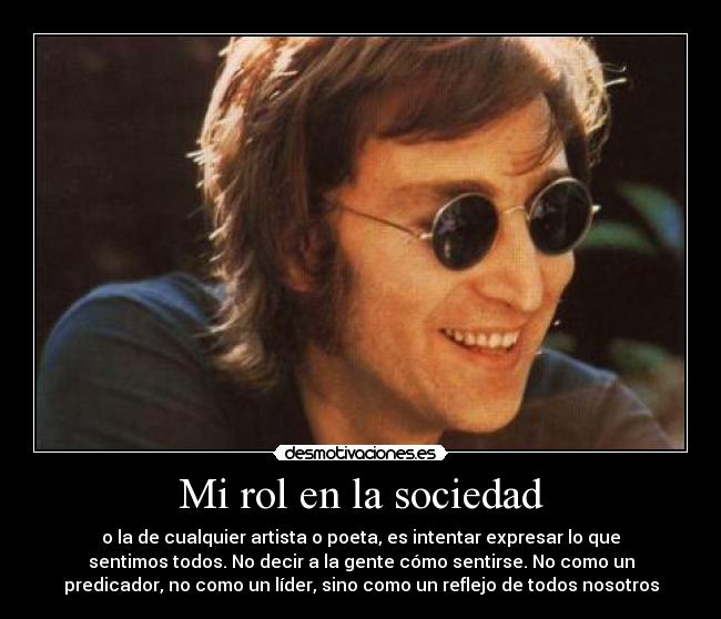 Mi rol en la sociedad - 
