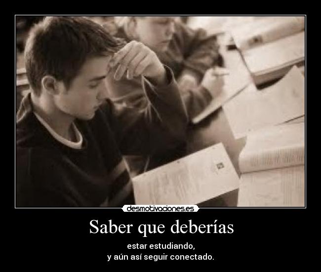 Saber que deberías - 