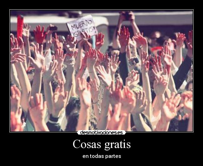 Cosas gratis -