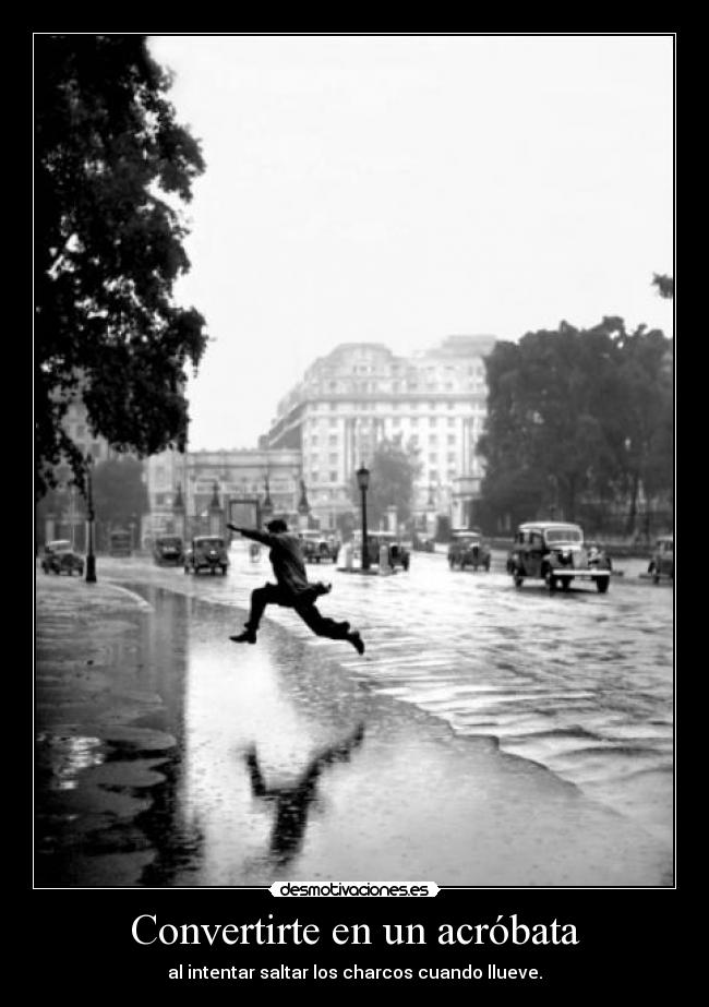 Convertirte en un acróbata -