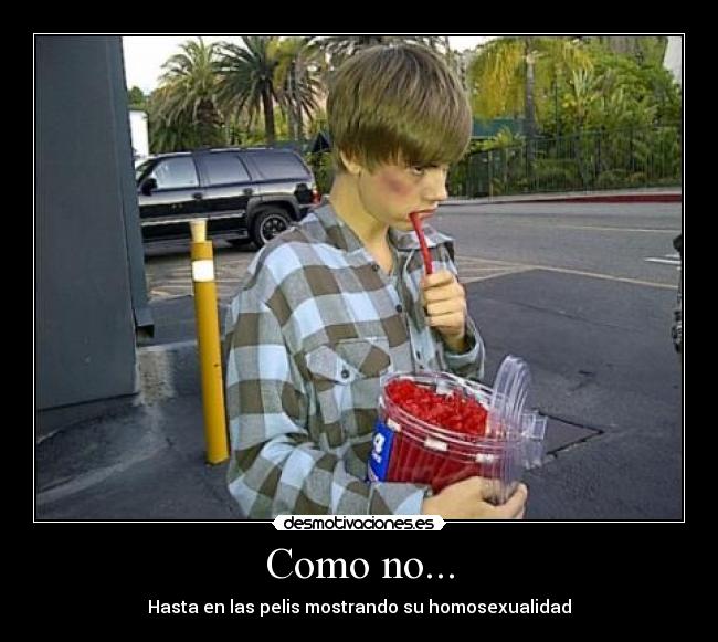 Como no... - Hasta en las pelis mostrando su homosexualidad