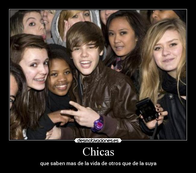 Chicas - que saben mas de la vida de otros que de la suya